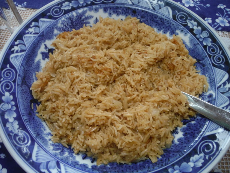 Rice Pilaf in a Rice Cooker Greasy Little Birds
